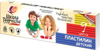 Пластилин Луч Школа творчества 29С 1762-08 (9 цв)