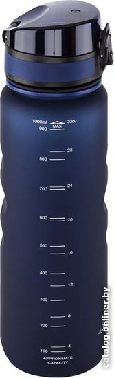 Бутылка для воды Elan Gallery Style Matte 1л 280145 (темно-синий)