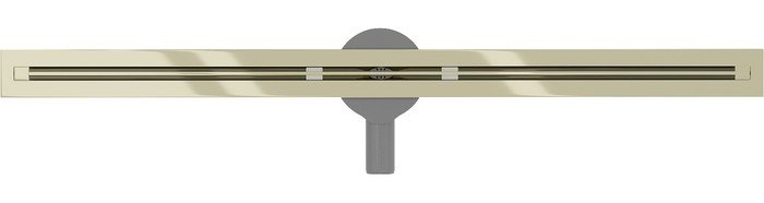 Трап/канал Mexen Flat 360 Super Slim Gold 1551080