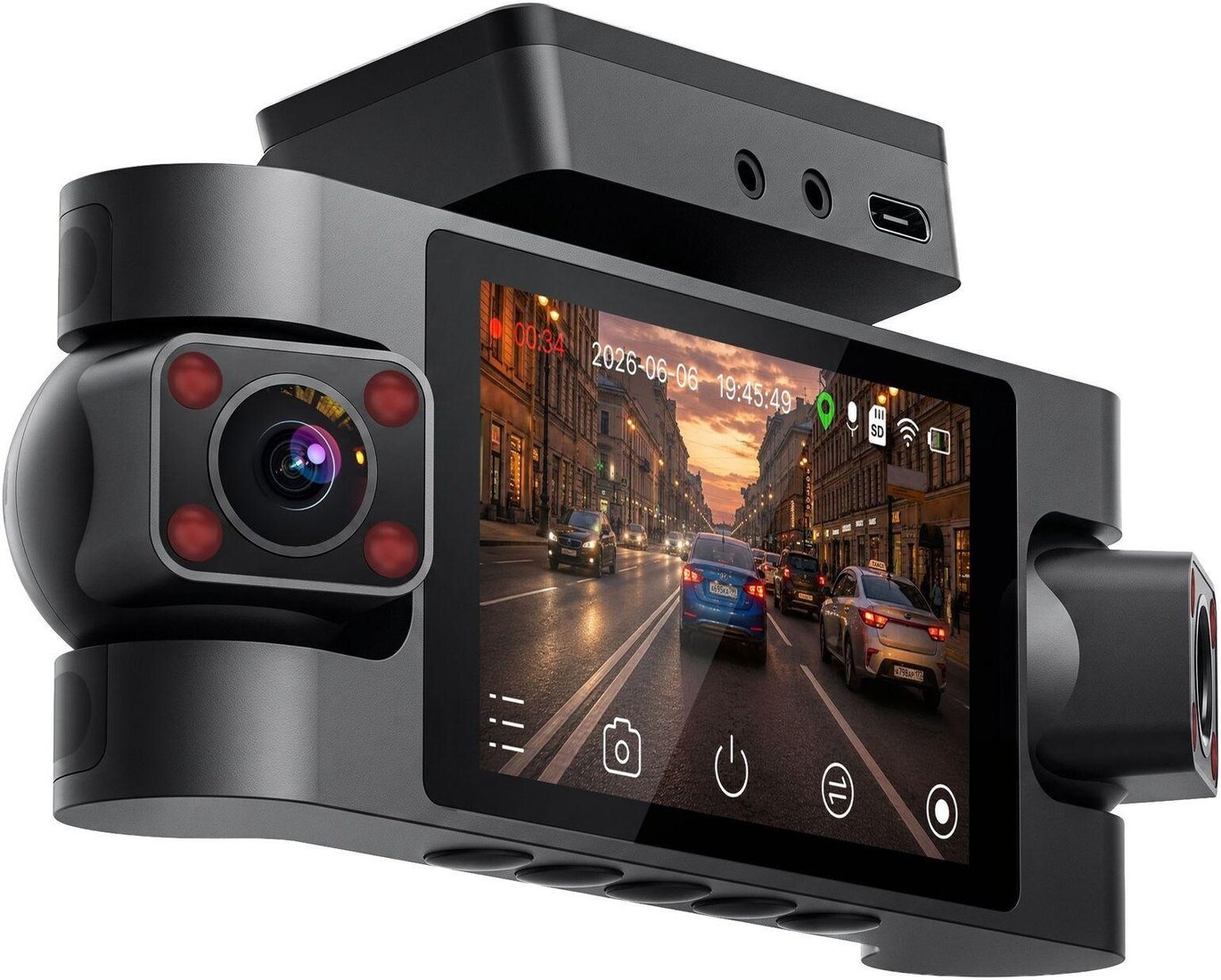 Видеорегистратор-GPS информатор (2в1) TrendVision Proof 360 GPS