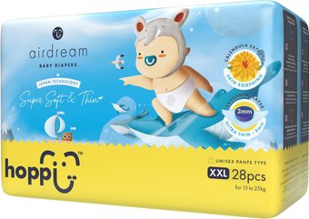Трусики-подгузники Hoppi AirDream XXL от 15кг HB-029-XXL (28шт)
