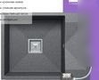Кухонная мойка Polygran Blade 660 (серый)