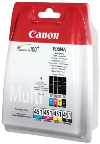 Картридж Canon CLI-451 Multipack C/M/Y/BK [6524B004]
