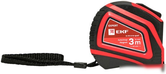 Рулетка EKF Expert РС-10 Autostop Магнит rs-10-3-16-quad (16ммx3м)