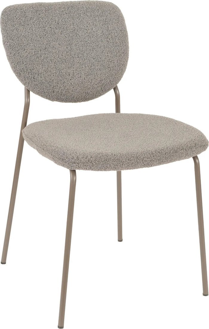 Стул Stool Group Gigi DRC-9155-B (темно-серый букле/ножки серые)
