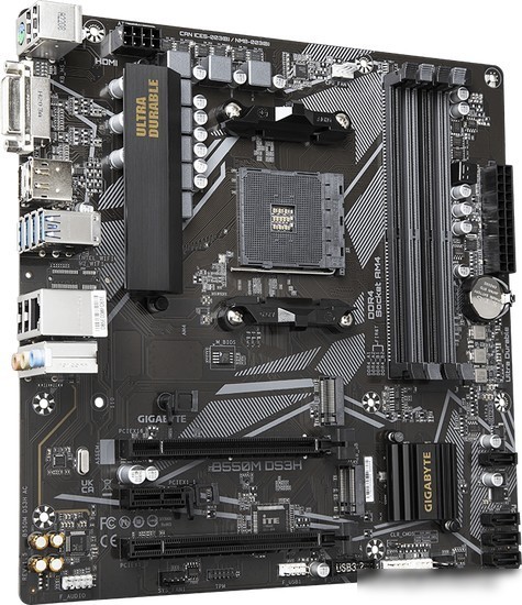 Материнская плата Gigabyte B550M DS3H (rev. 1.5)