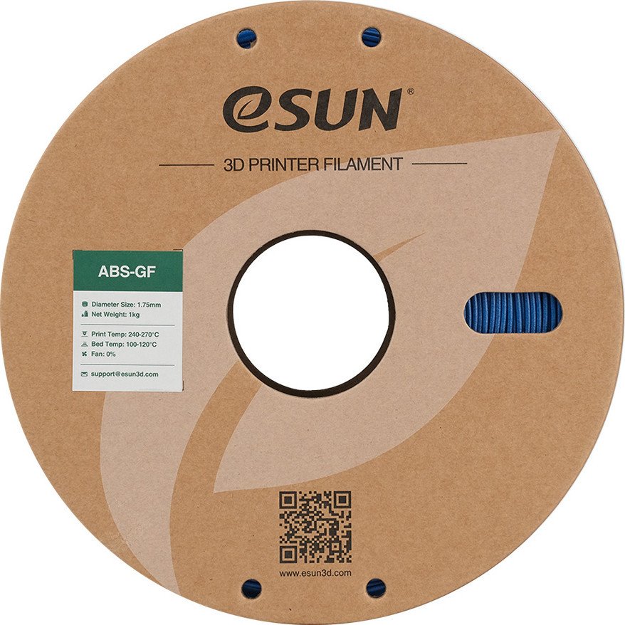 Пластик eSUN ABS-GF ABS-GF175U1TZ1 (1.75мм, 1кг, синий)