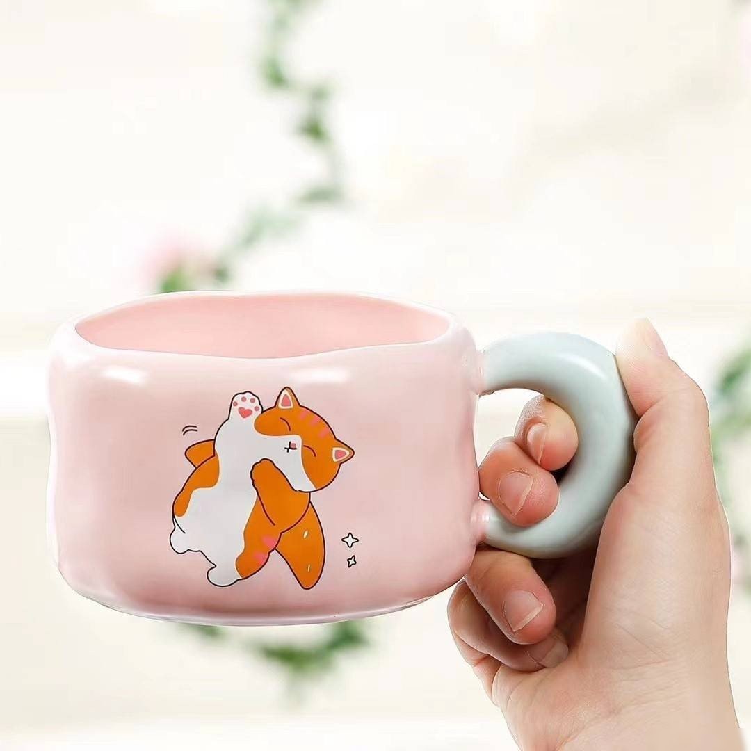 Кружка ILikeGift Котик любит выпечку YX-689-03