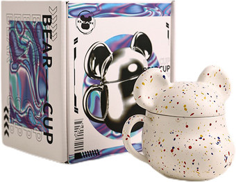 Чашка Merry Bear Home Decor Violent Bear 30002027 (с крышкой)