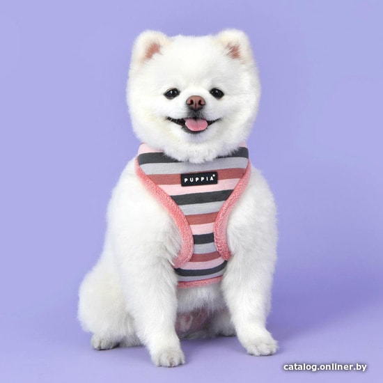 Шлейка Puppia Bryson PAUD-HA1844-IP-S (розовый)