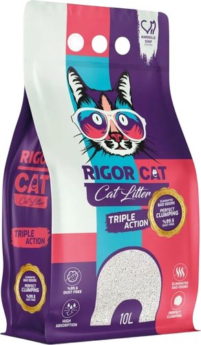 Наполнитель для туалета Rigor Cat Марсельское мыло (10л)