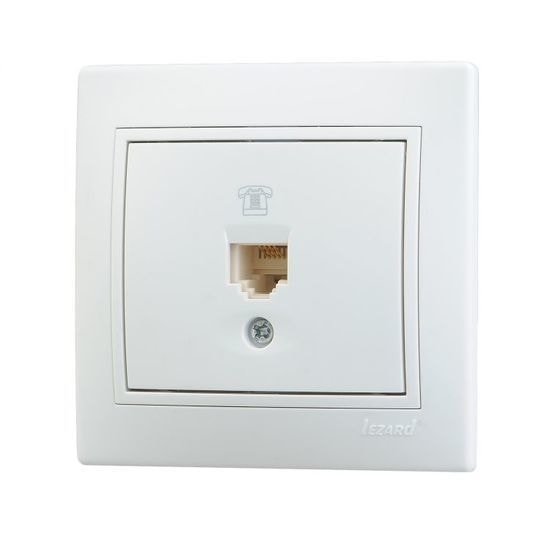 Розетка телефонная Lezard Mira 701-0202-137