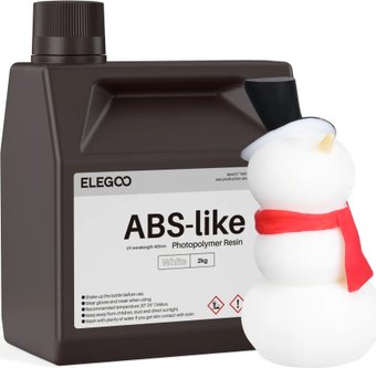 Фотополимер Elegoo ABSlike 2кг (белый)
