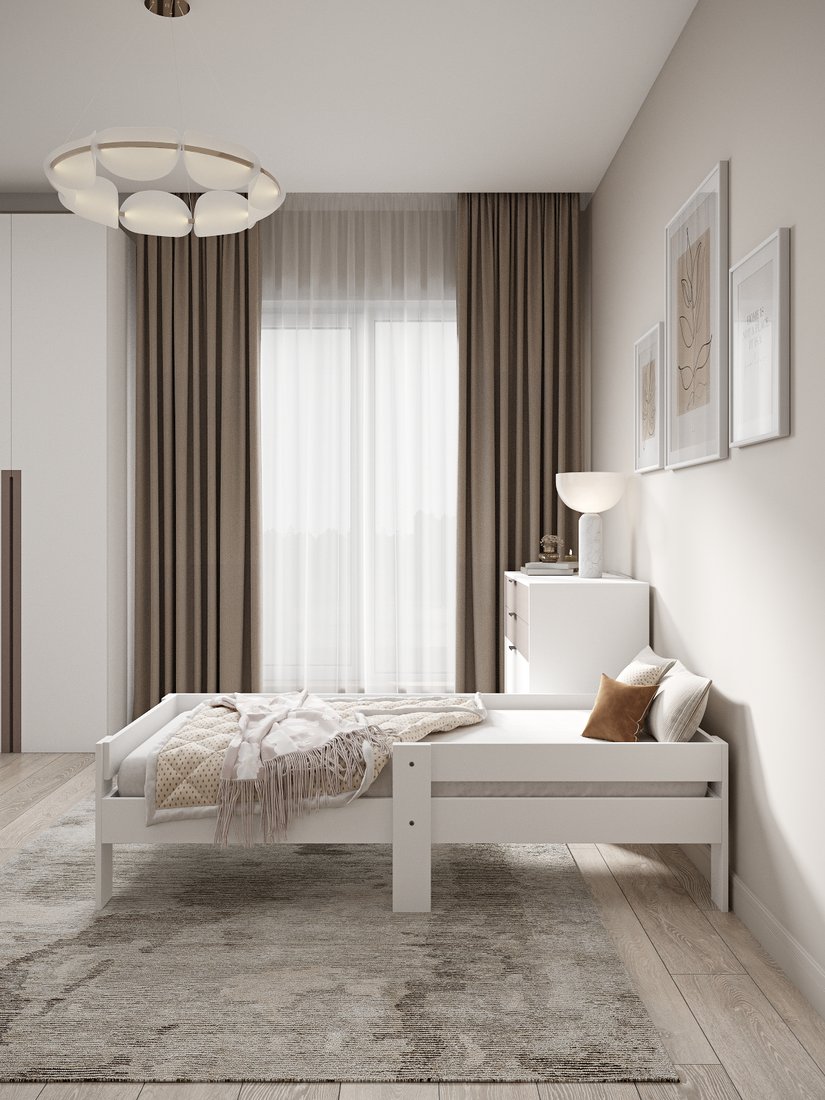 Кровать-тахта EcoWood Флорида-2 с ящиками 80х180 ECO.001.00061.80-180.101SE