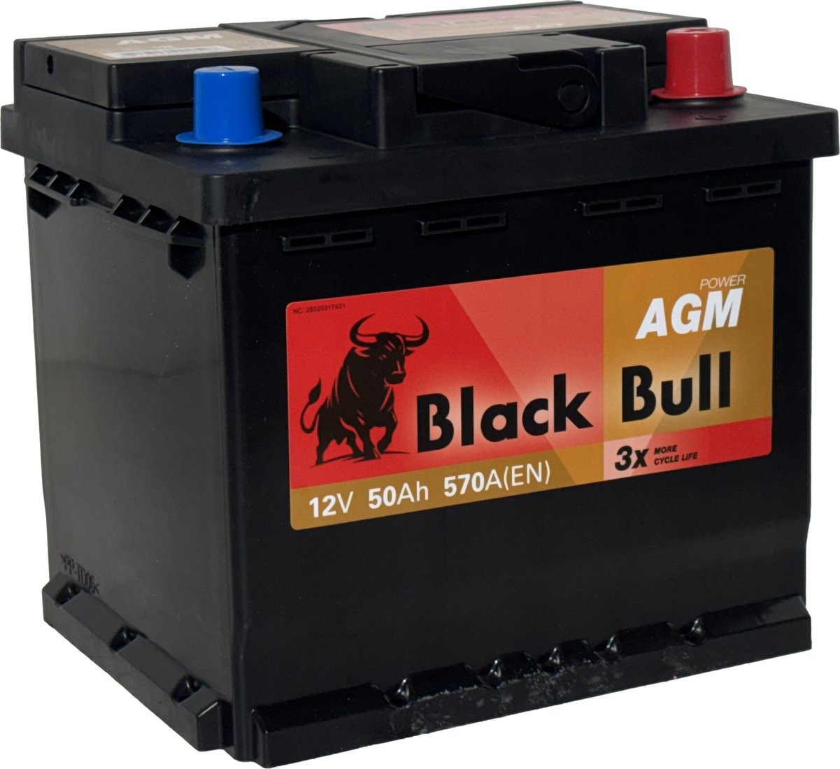 Автомобильный аккумулятор Black Bull AGM 50 R (50 А·ч) Автомобильный аккумулятор Black Bull AGM 50 R (50 А·ч)