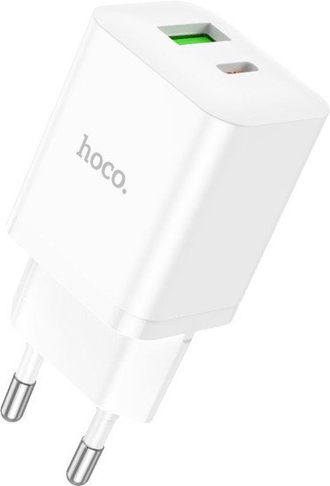 Сетевое зарядное Hoco N28 (белый)