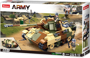 Конструктор Sluban Армия M38-B0859 Medium Tank