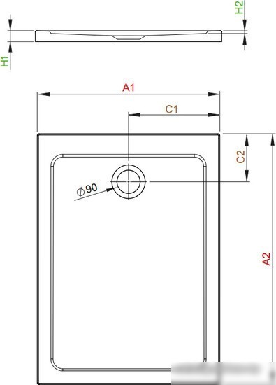 Душевой поддон Radaway Doros F 120x90 [SDRF1290-01]