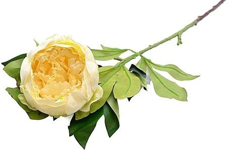 Искусственный цветок Forgarden Пион BN10772 (желтый/кремовый)