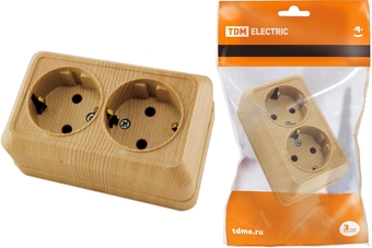 Розетка TDM Electric Ладога SQ1801-0413