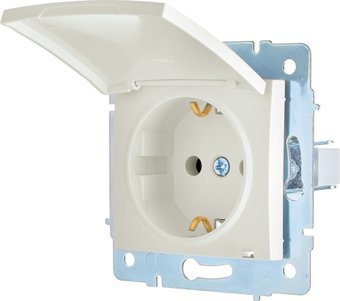 Розетка Lezard Asti 7081-3088-123B (жемчужно-белый перламутр)