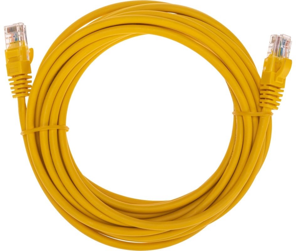 Кабель Rexant 02-0105-5 (5 м, желтый)