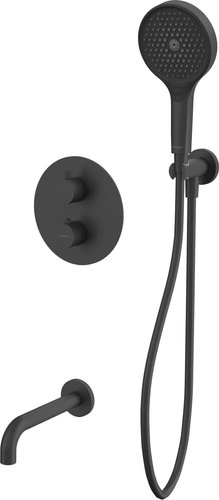 Смеситель Whitecross Y YSET10TOPBL (черный матовый)