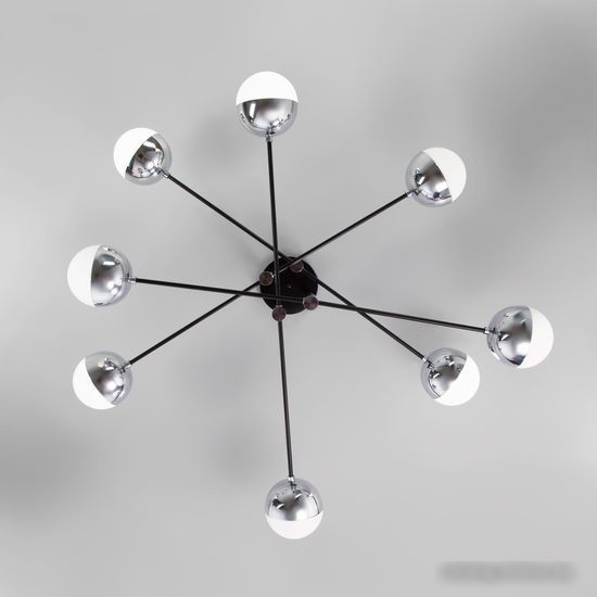 Люстра средней высоты Евросвет Nuvola 70129/8 (хром)