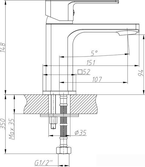 Смеситель Decoroom DR20011