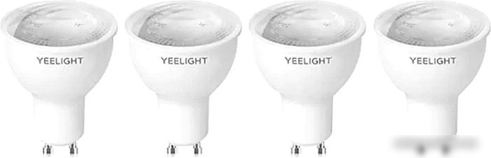Светодиодная лампочка Yeelight Smart Bulb W1 YGYC0120005WTEU GU10 4.8 Вт (4 шт)