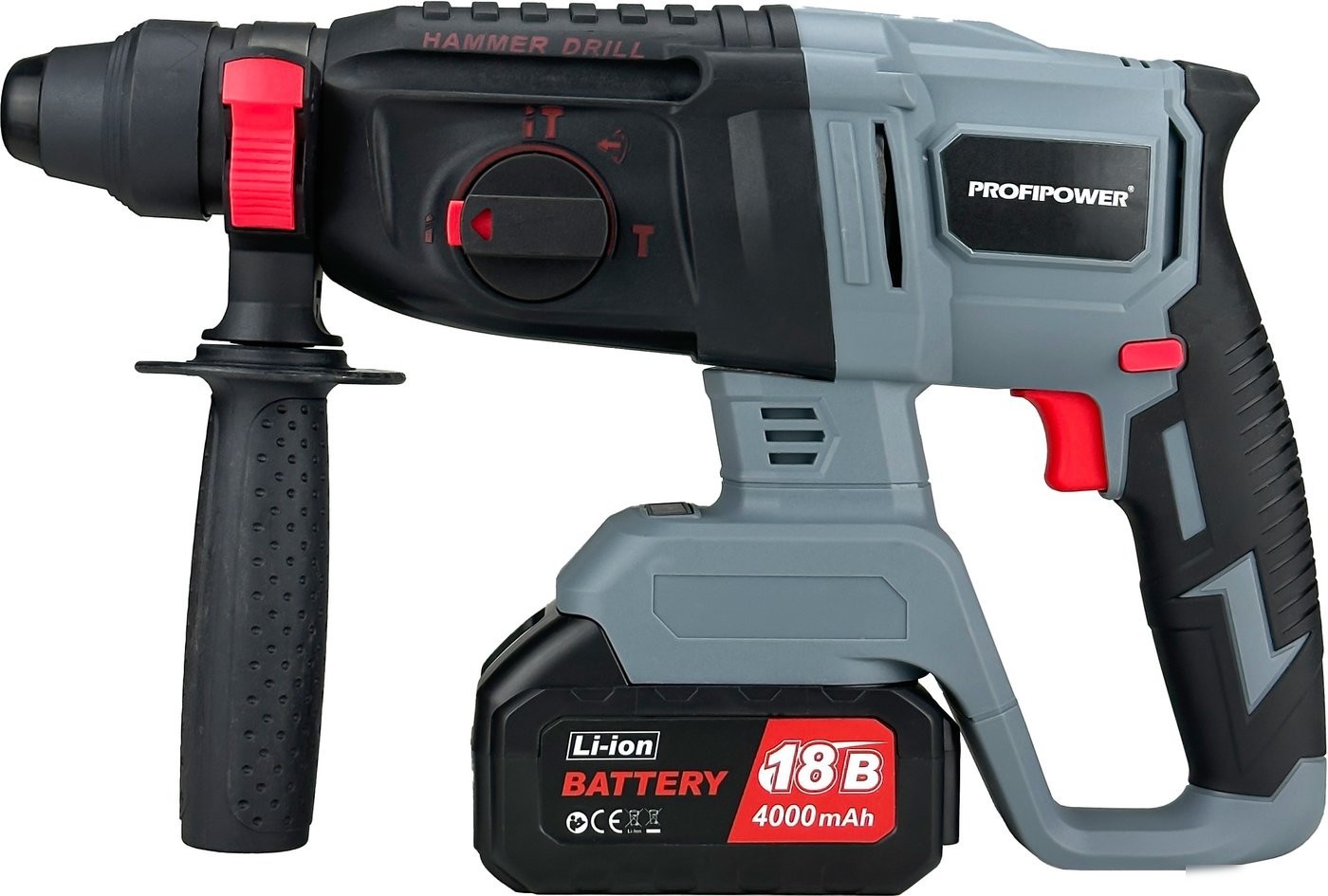 Перфоратор Profipower MKDHR-18V (с 2-мя АКБ, кейс)