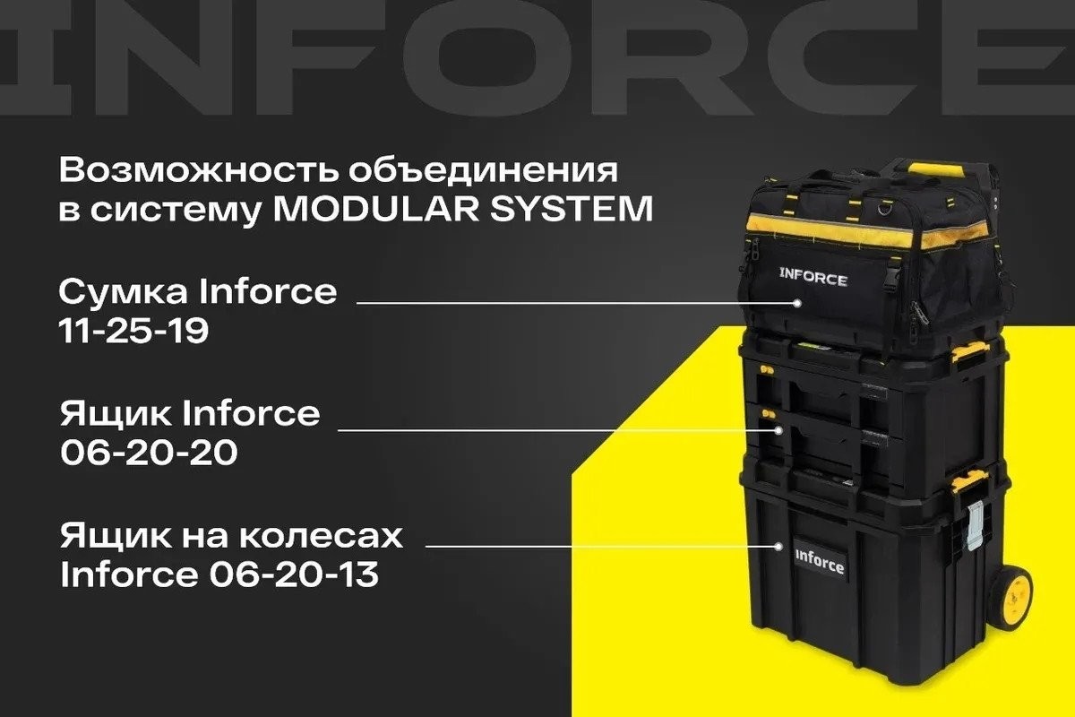 Ящик для инструментов Inforce На колесах Modular System 06-20-13