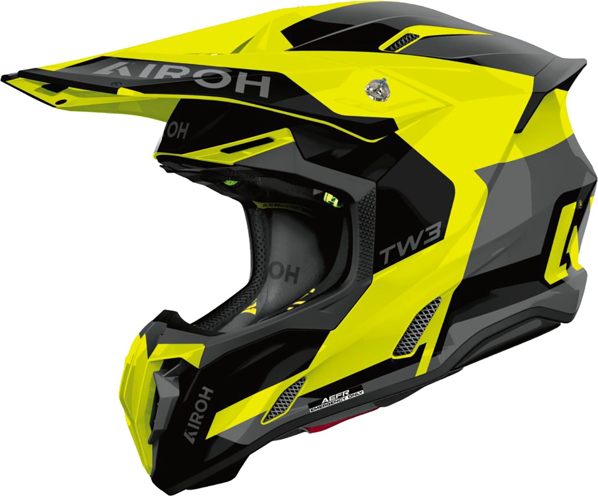 Мотошлем Airoh Twist 3 Fancy TW3F31-S (S, желтый глянец)
