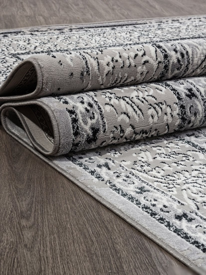 Ковер для жилой комнаты Merinos Palermo F294-STAN-DARK GRAY (1.6x2.3)