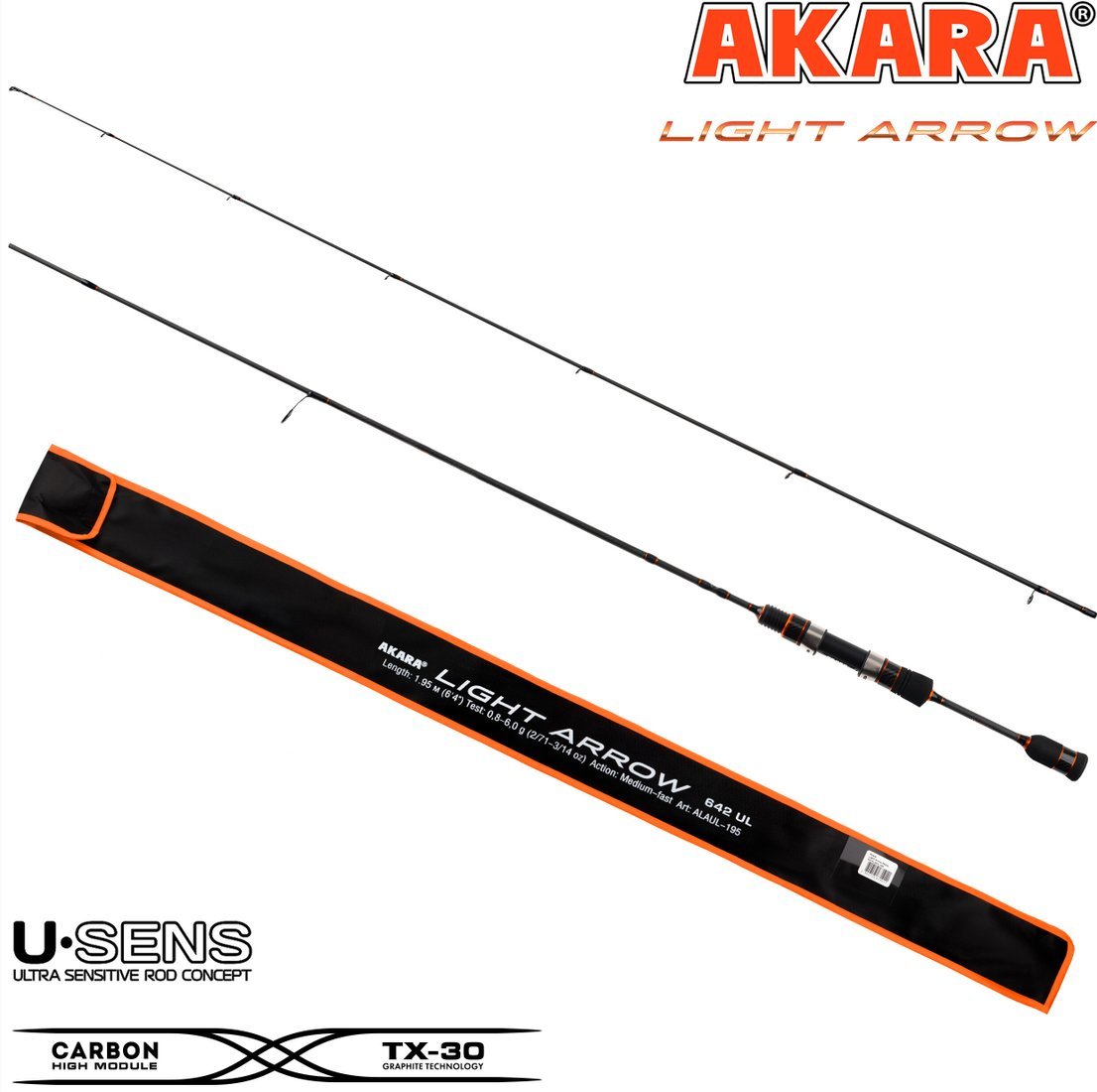 Удилище Akara Light Arrow UL (0,8-6) ALAUL-195