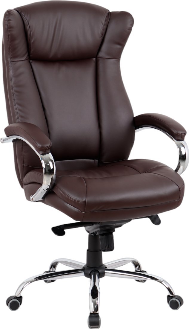 Офисное кресло King Style SHL-7-2 Hildi PU Chrome (темно-коричневый)