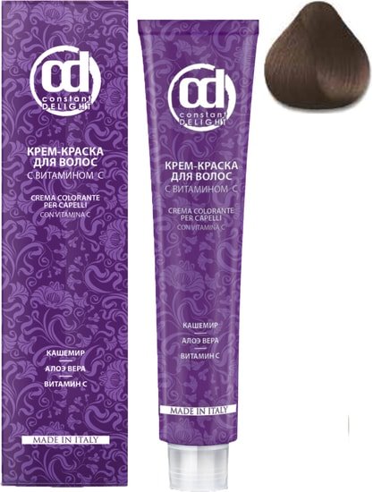 Крем-краска для волос Constant Delight Crema Colorante с витамином С 5/16 светло-кор-вый сандре шок-ый