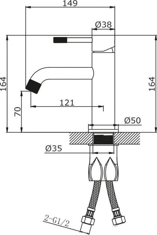 Смеситель Vieir V402511-N