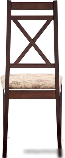 Стул TetChair Picasso 45x53x97 (дерево гевея/MAF Brown/ткань прованс №11)