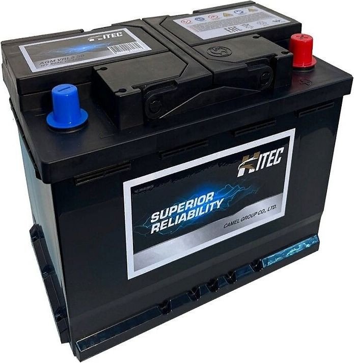 Автомобильный аккумулятор Hitec AGM VRL1 50 (50 А·ч)