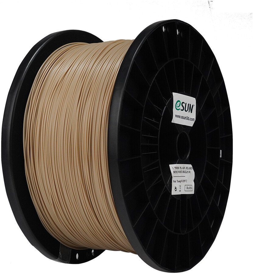 Филамент eSUN PLA+ PLA+175O-BW5B1 (1.75 мм, 5 кг, белая кость) Филамент eSUN PLA+ PLA+175O-BW5B1 (1.75 мм, 5 кг, белая кость)