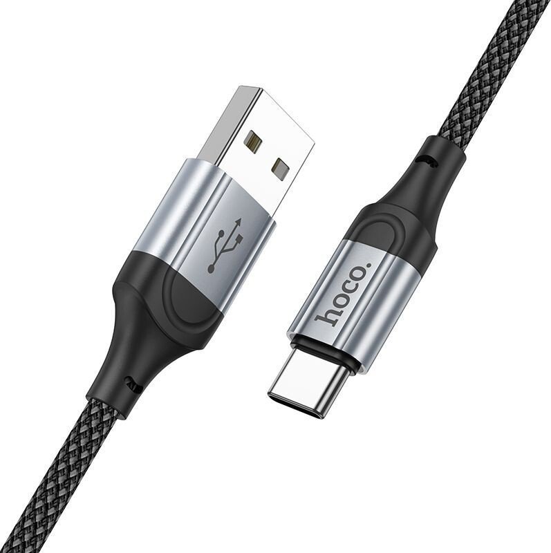 Кабель Hoco X102 USB Type-A - USB Type-C (1 м, черный)