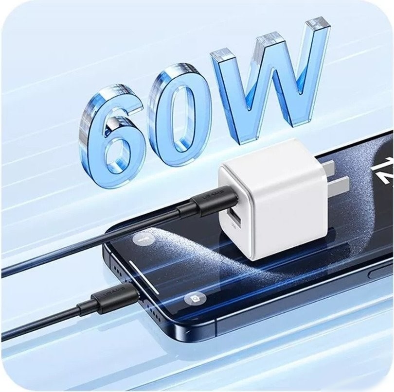 Кабель Usams US-SJ711 USB Type-C - USB Type-C (1 м, белый)