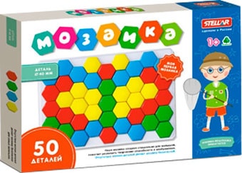 Мозаика/пазл Stellar Мозаика 40 мм 01015 (50 деталей)