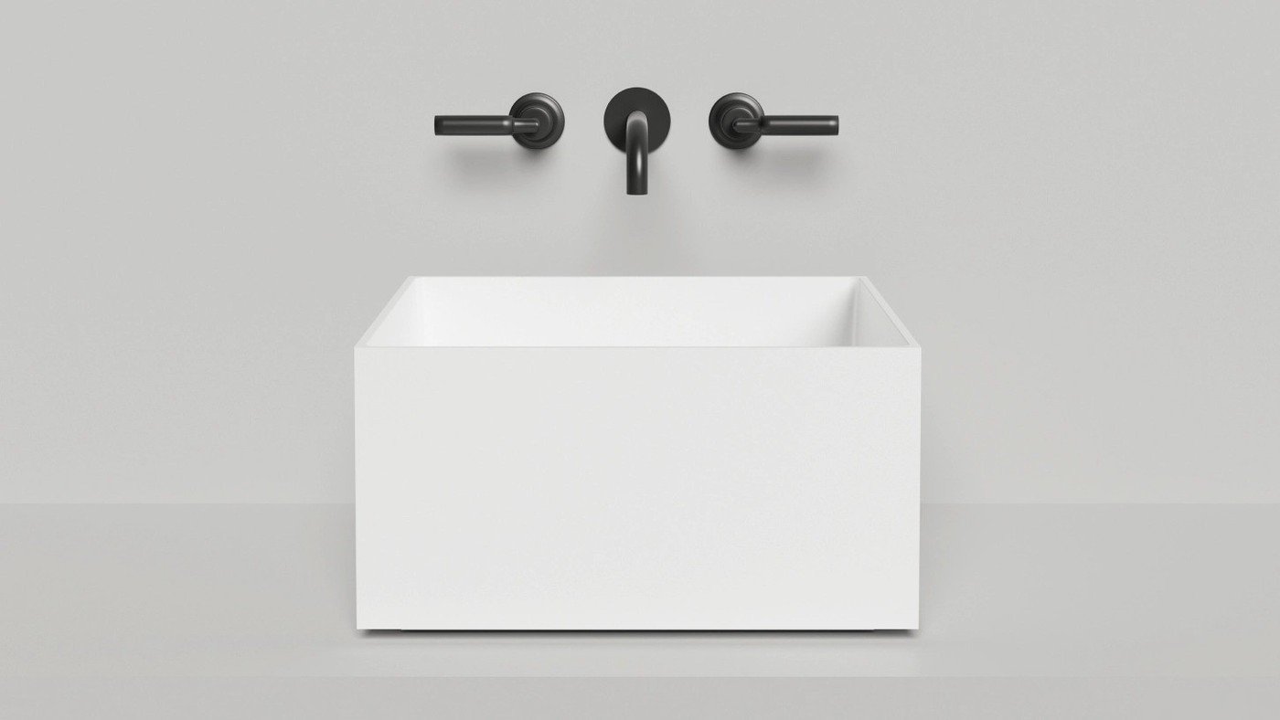 Умывальник Salini Armonia Square 02 130512G (S-Sense, глянцевый)