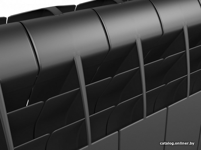 Биметаллический радиатор Royal Thermo Biliner 350 (Noir Sable, 15 секций)