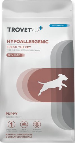 Сухой корм для собак Trovet Plus Puppy Hypoallergenic Fresh Turkey (10кг)