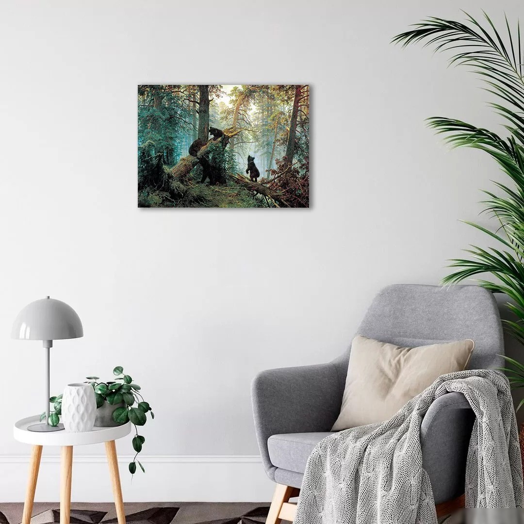 Картина Stamprint Утро в сосновом лесу И. И. Шишкин PT023 (50x70)
