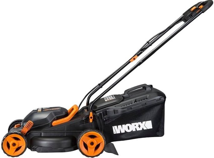 Колёсная газонокосилка Worx WG779E (с 2-мя АКБ)