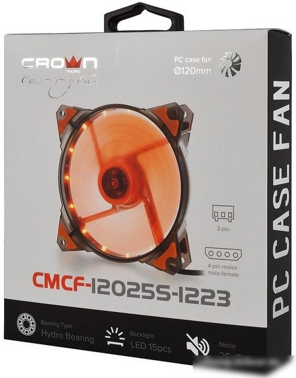 Вентилятор для корпуса CrownMicro CMCF-12025S-1223